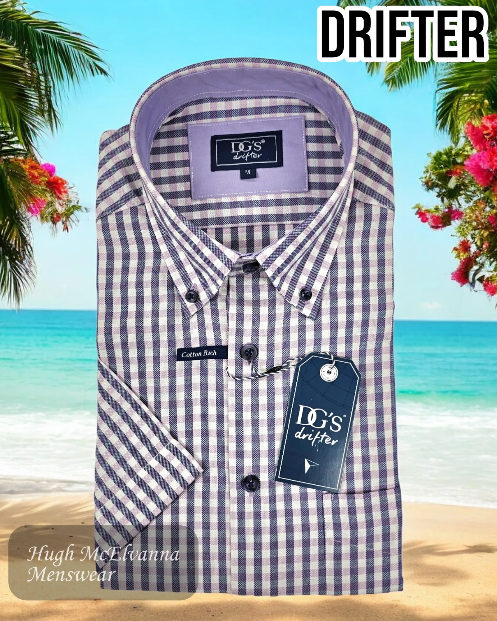 Drifter Lilac SS Shirt 14438SS/72