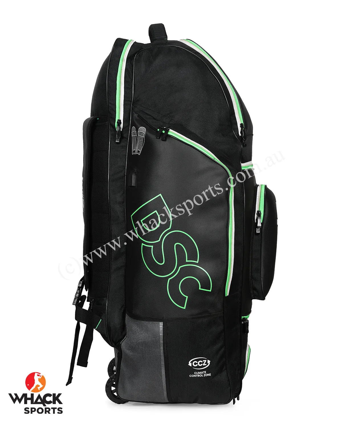 DSC Spliit Premium Cricket Kit Bag - Wheelie Duffle - Large