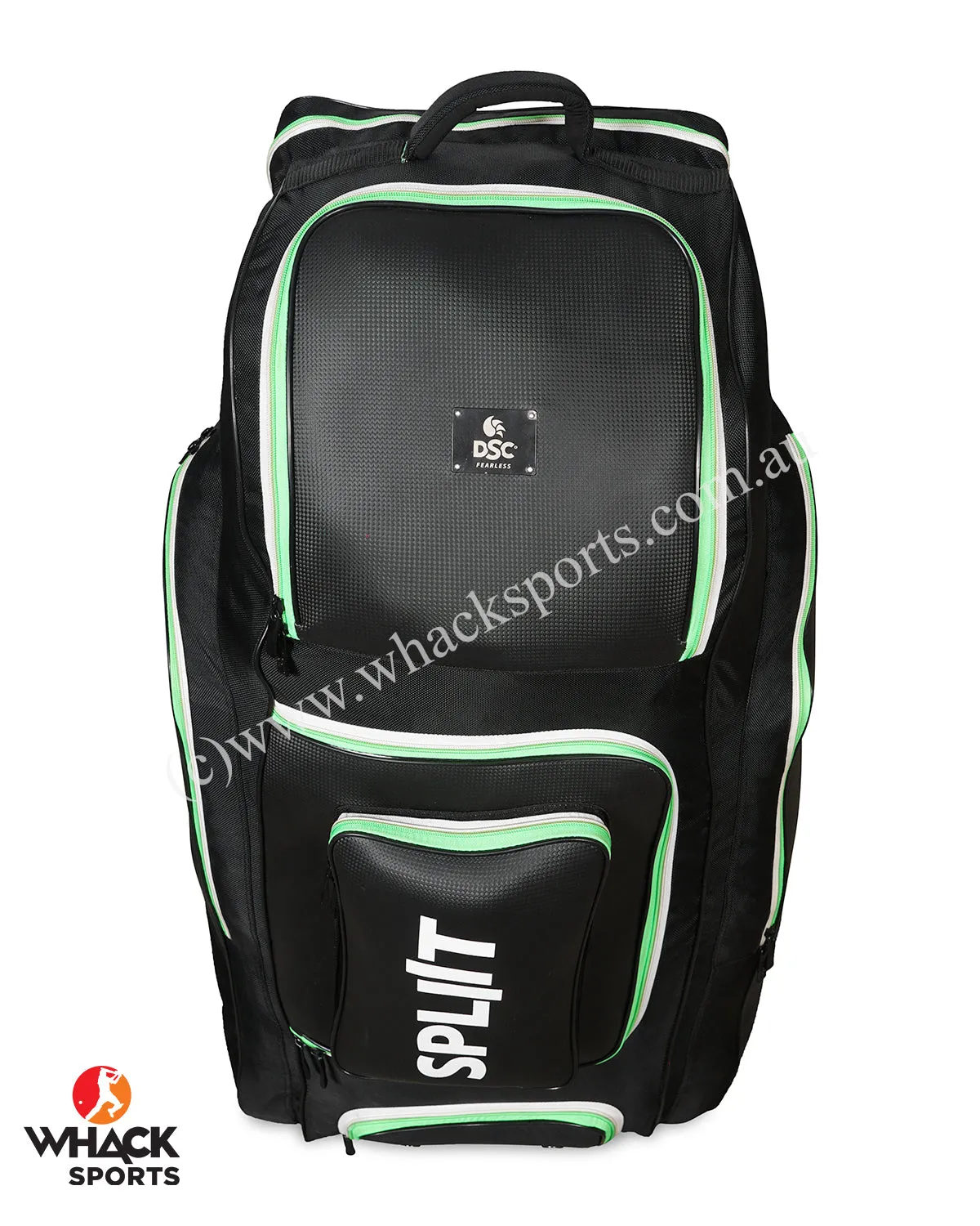 DSC Spliit Premium Cricket Kit Bag - Wheelie Duffle - Large
