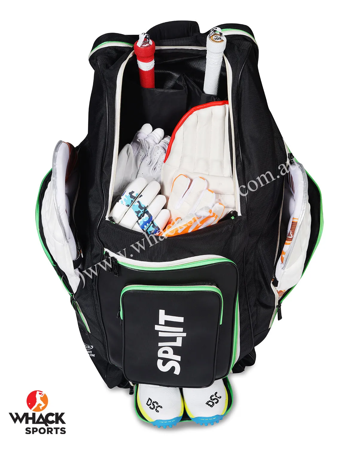 DSC Spliit Premium Cricket Kit Bag - Wheelie Duffle - Large