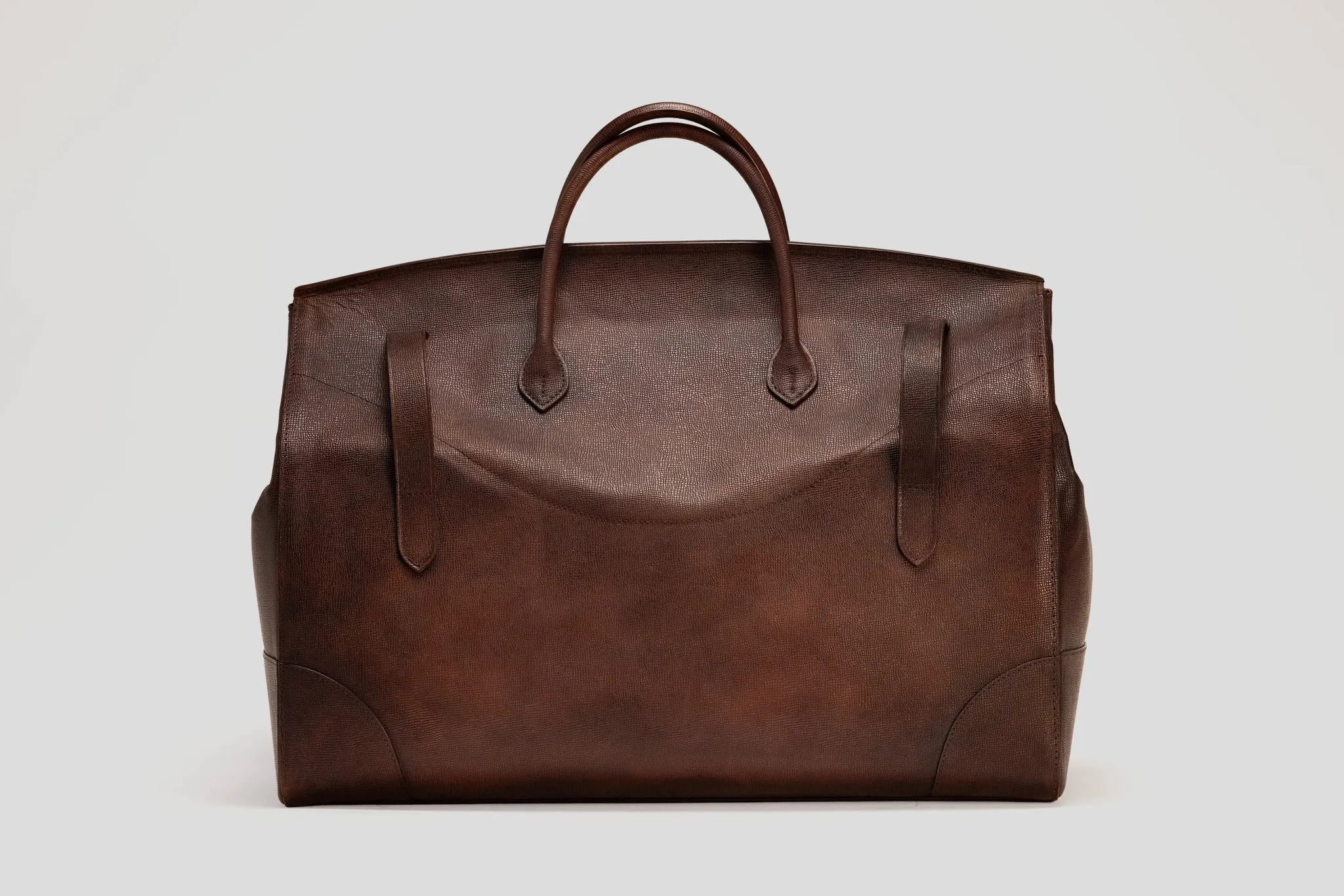 Duffle Bag - Patina Saffiano Brown