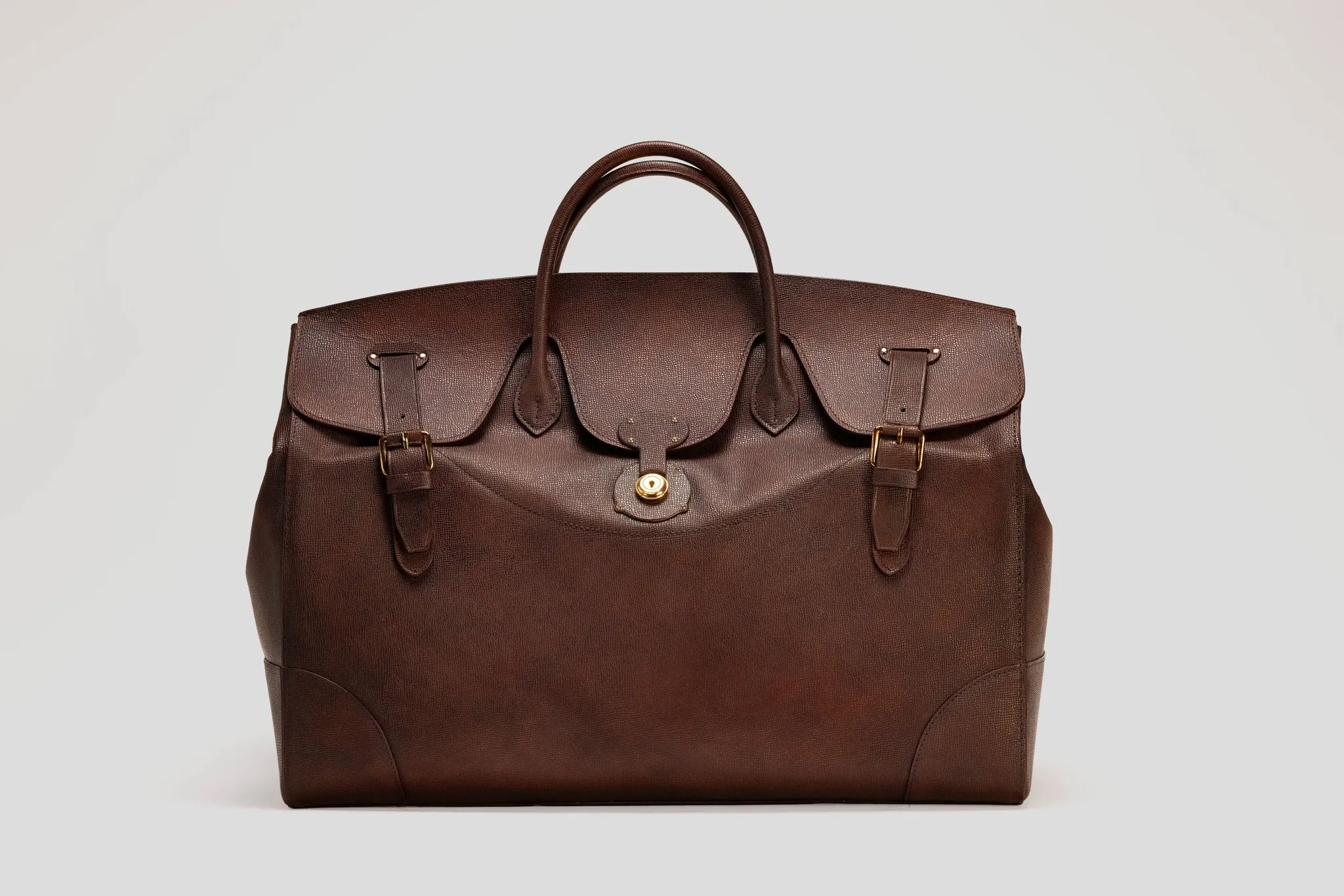 Duffle Bag - Patina Saffiano Brown