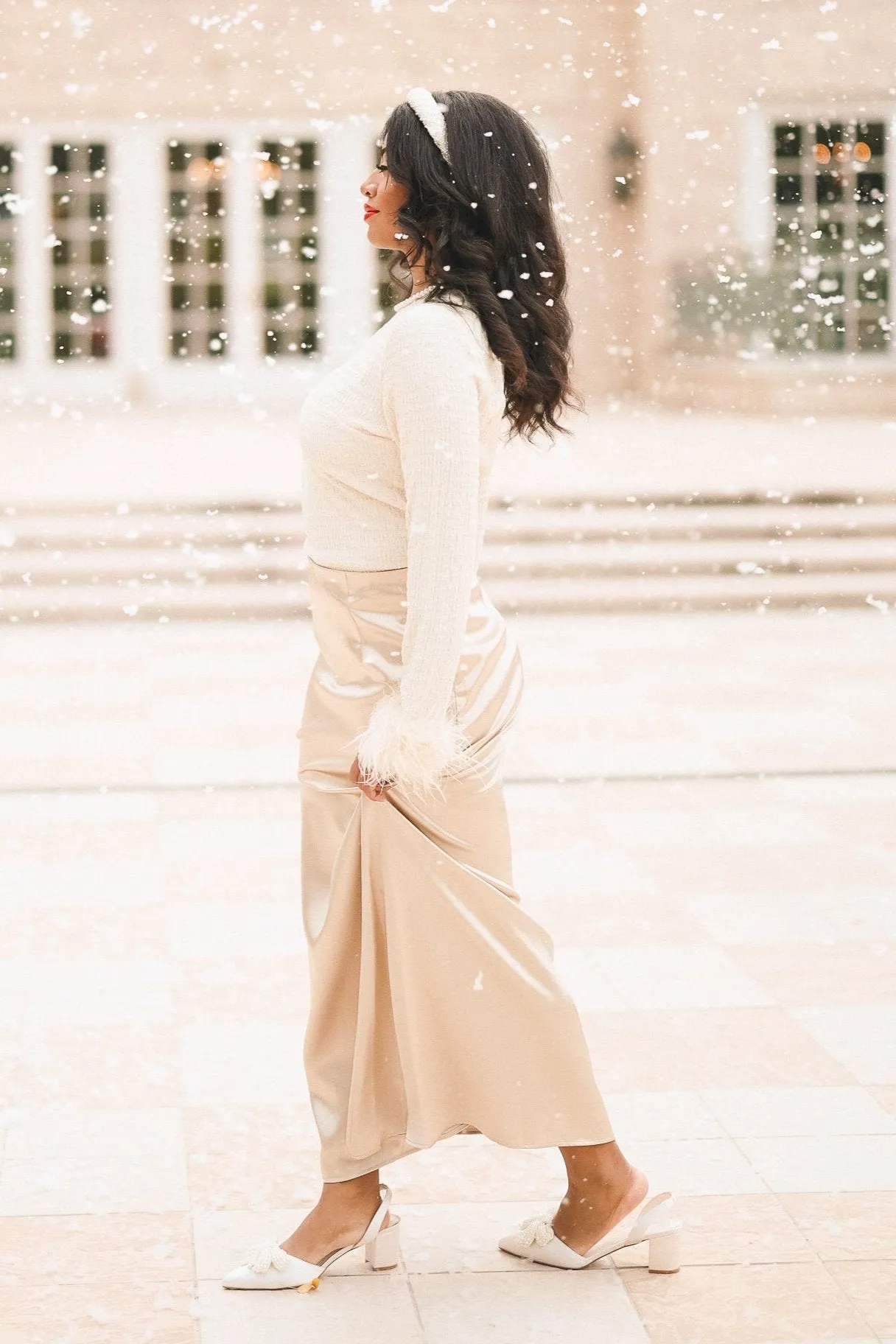 Dylan Skirt in Champagne - FINAL SALE