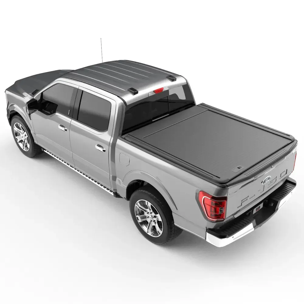 EGR RollTrac Manual Retractable Bed Cover - Ford F150 Crew Cab