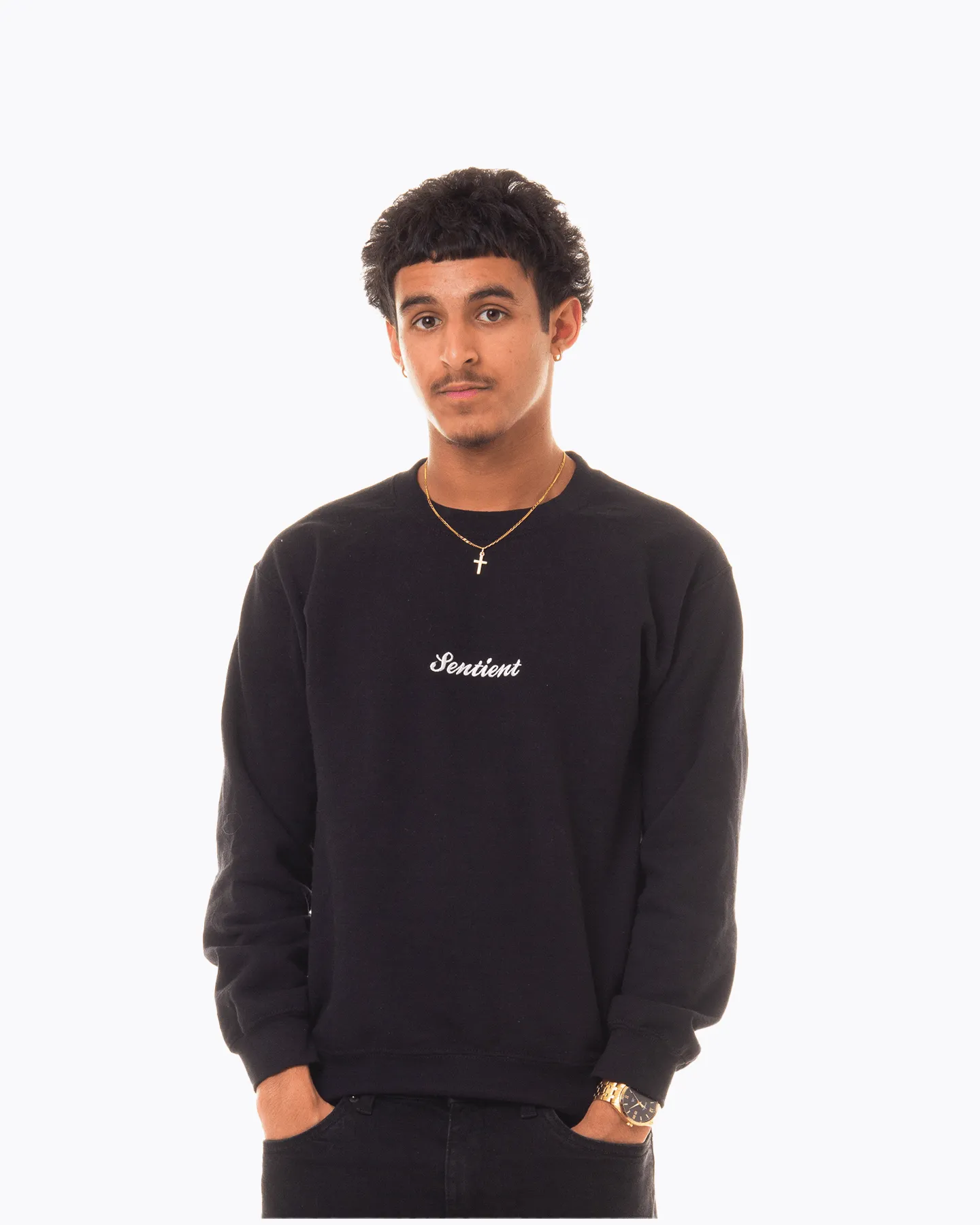 Embroidered Crewneck Jumper