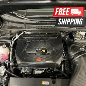 Engine Cover Overlay Carbon Fiber 2023  Toyota Corolla GR & 2020-2024 Yaris GR Engine Cover Compatible - VIP Price Free Shipping Item