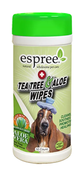 Espree Tea Tree & Aloe Wipes 50ct