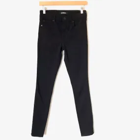 Express Black Skinny Jeans Mid Rise Leggings- Size 2 (Inseam 29 1/2”)