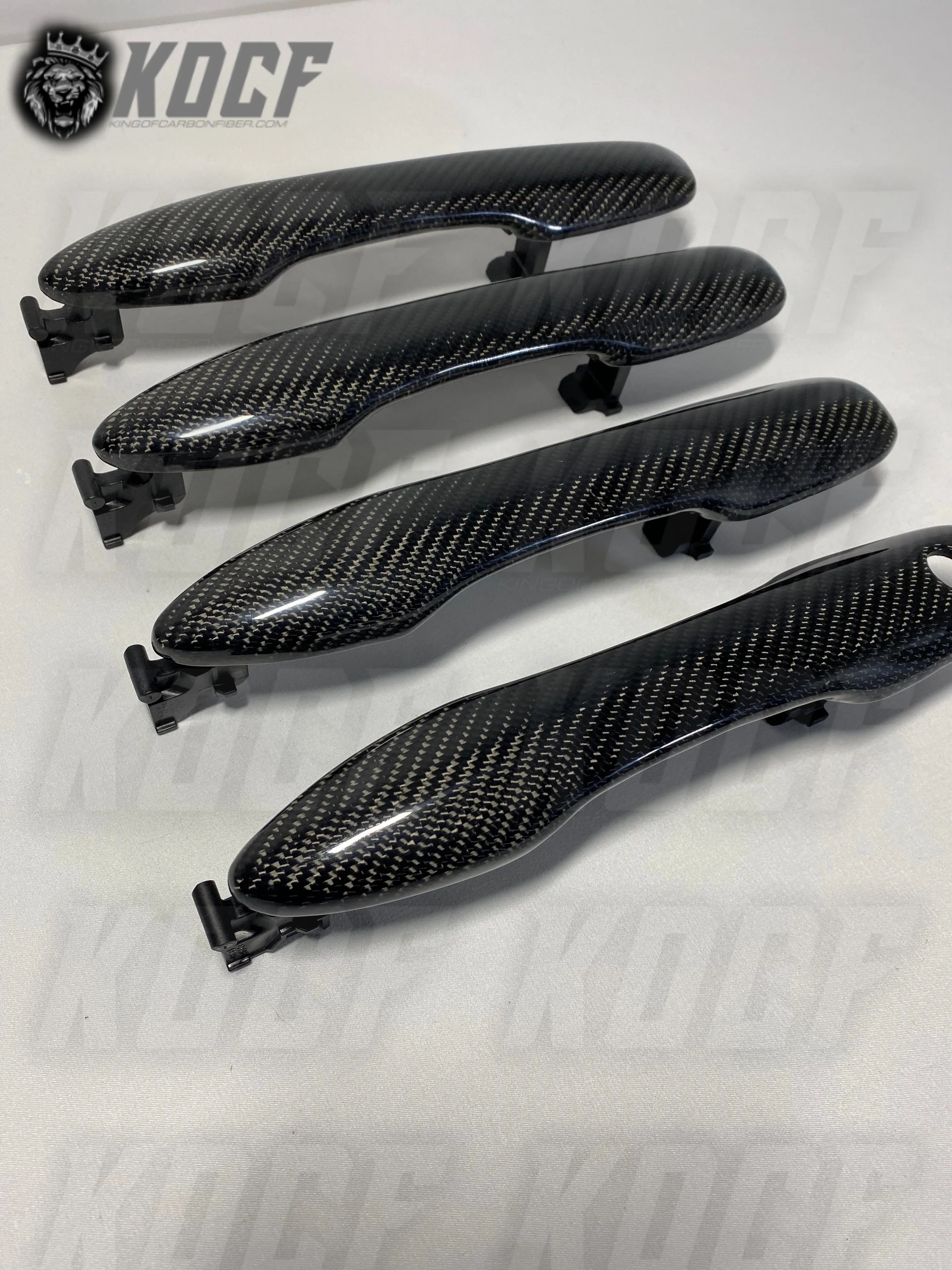 Exterior Door Handles Toyota Replacements Carbon Fiber Compatible with Camry, Corolla, Avalon - VIP Price