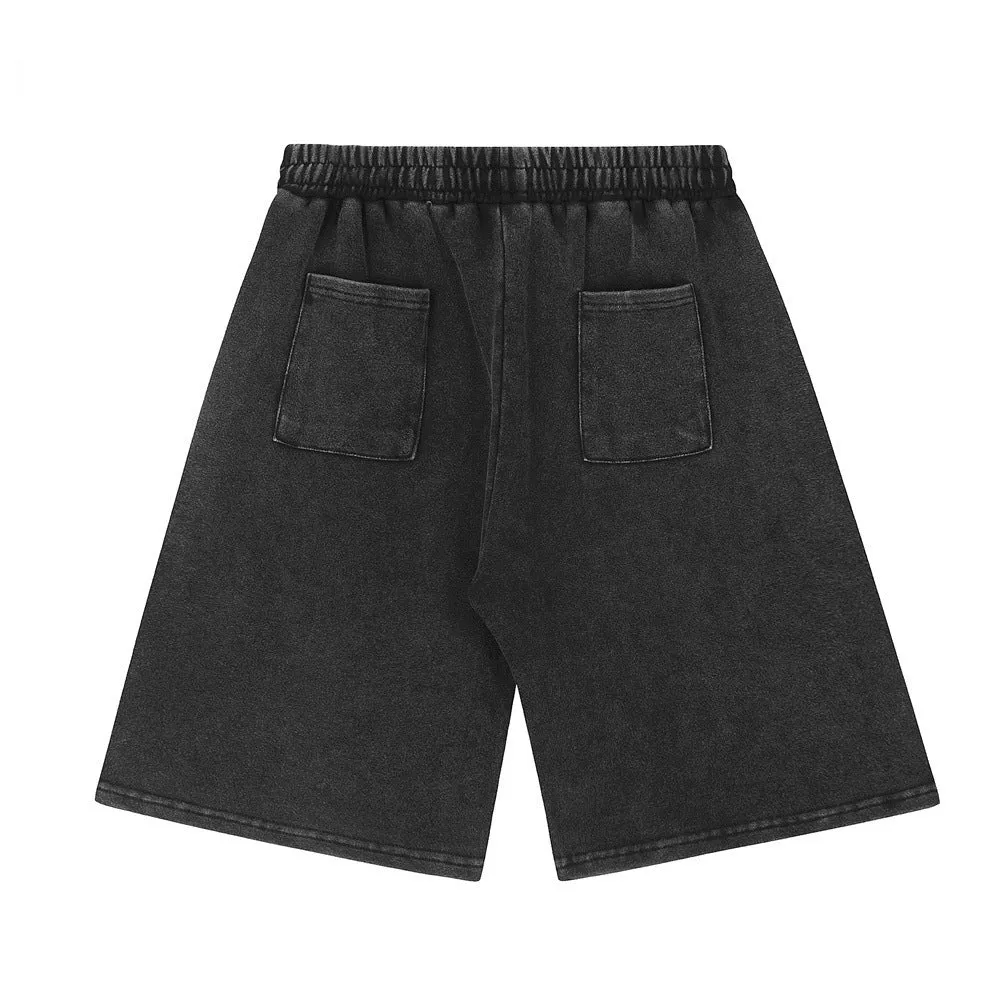 Fashion English Letter Loose Shorts Men