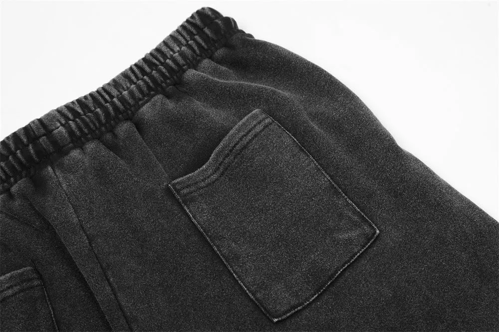 Fashion English Letter Loose Shorts Men