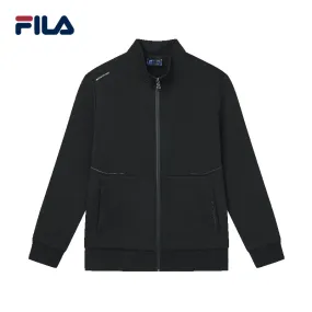 FILA CORE Men's DESIGN MUSEUM DENMARK WHITE LINE BLUE Knit Top in Black (Unisex)
