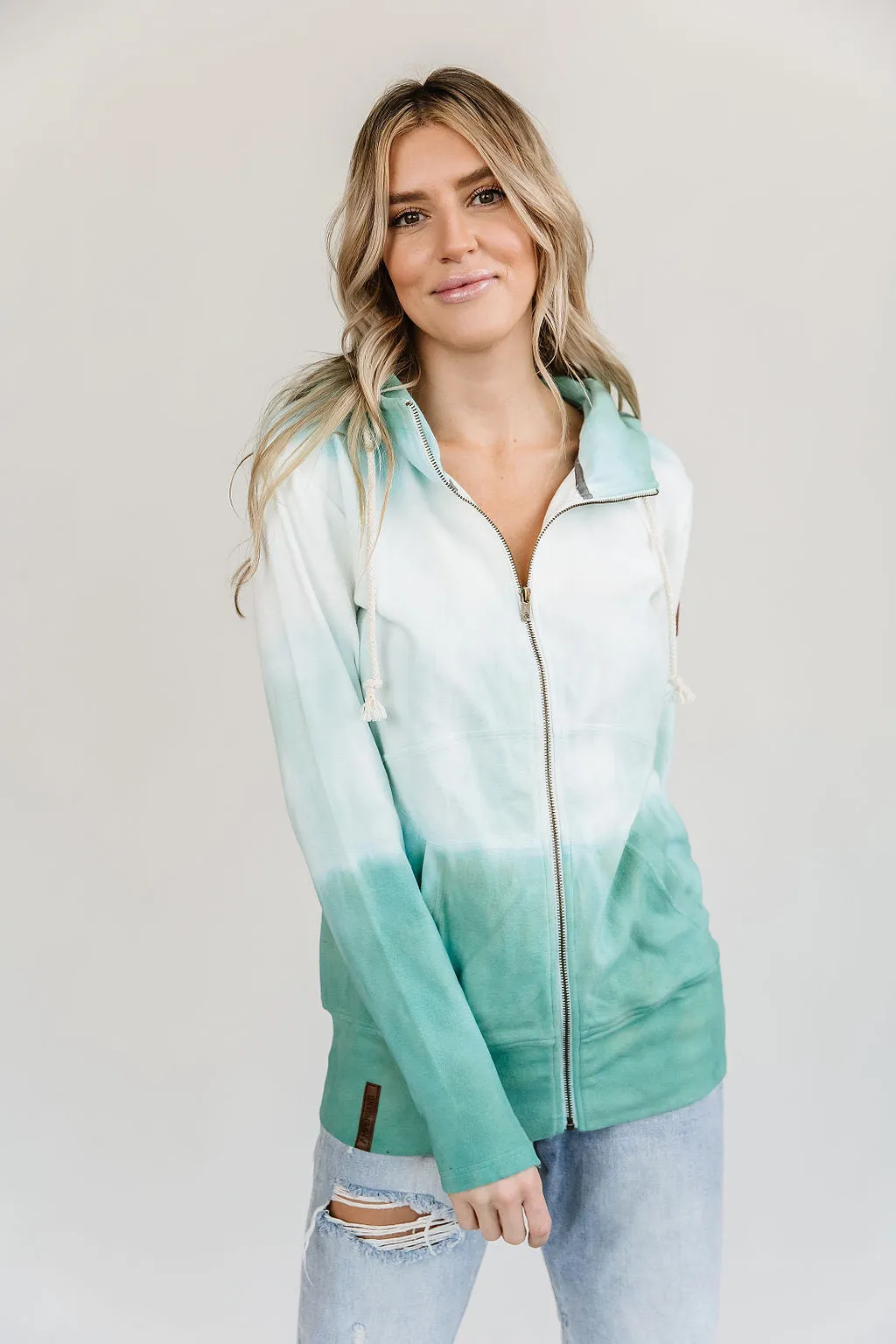 *FINAL SALE* FullZip Sweatshirt (Blue Horizon)
