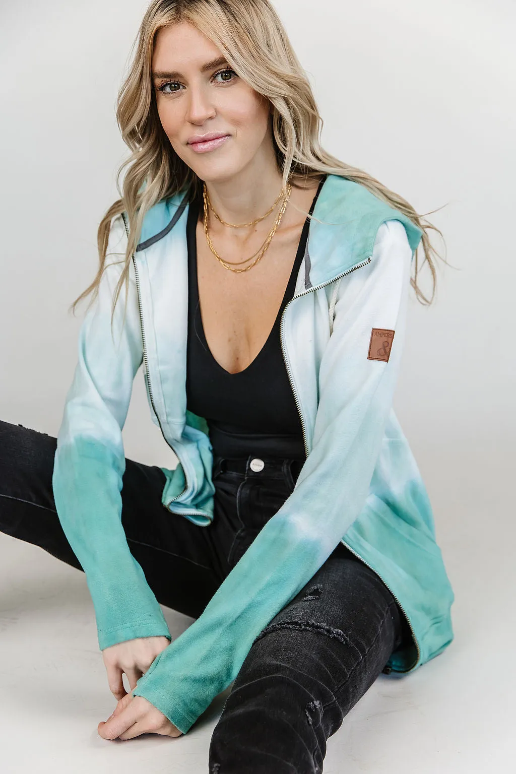 *FINAL SALE* FullZip Sweatshirt (Blue Horizon)