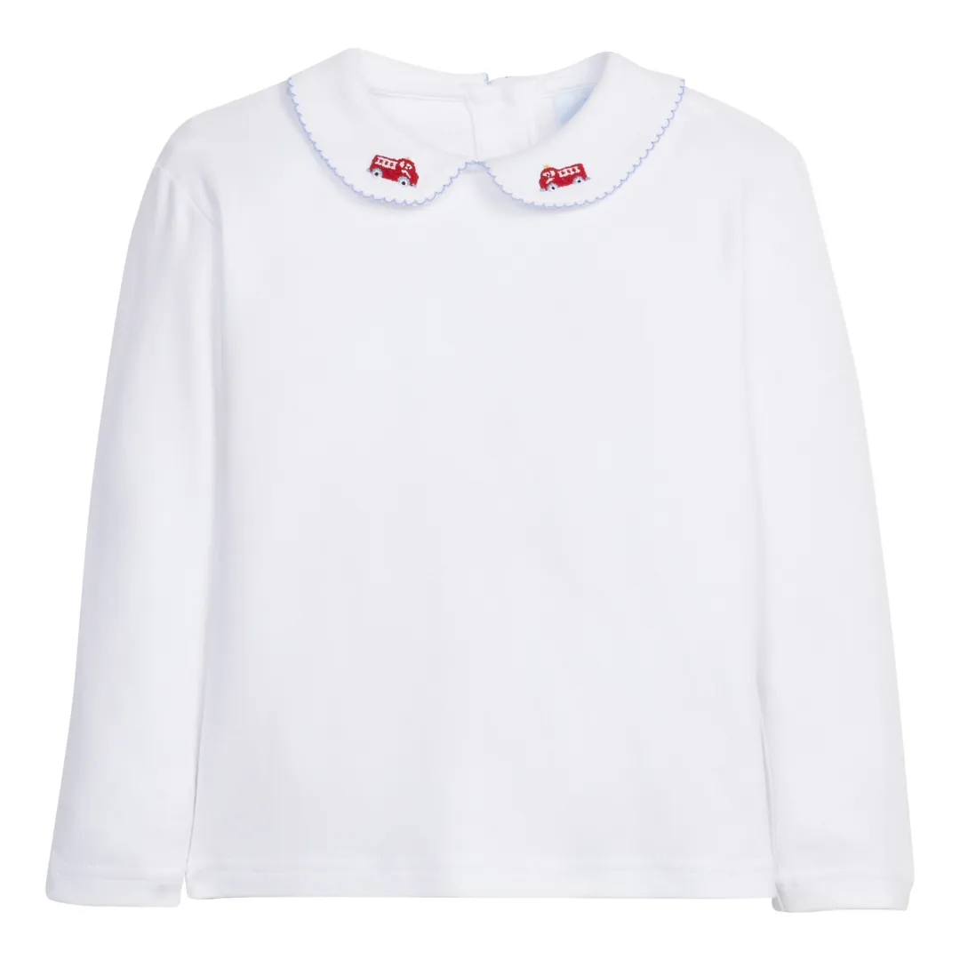 Firetruck Long Sleeve Pinpoint Shirt