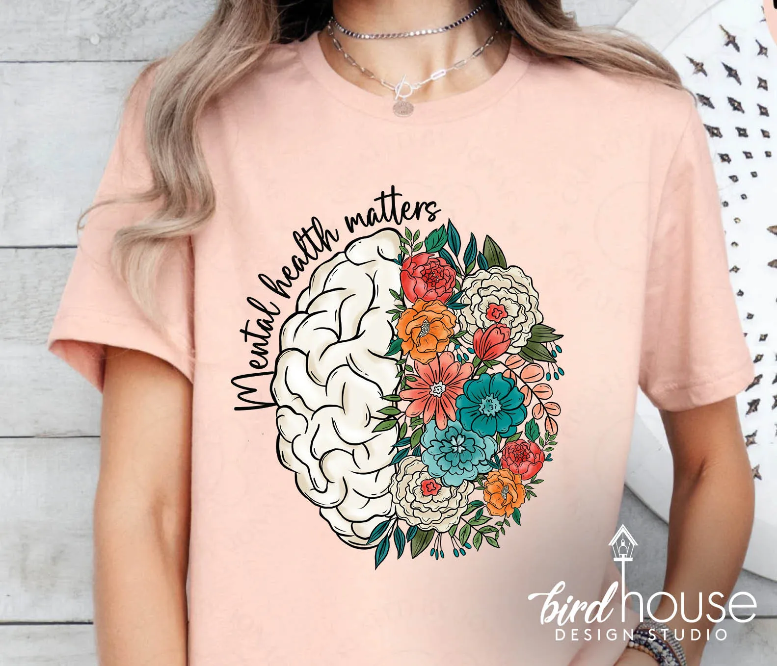 Floral Mental Health Matters Shirt