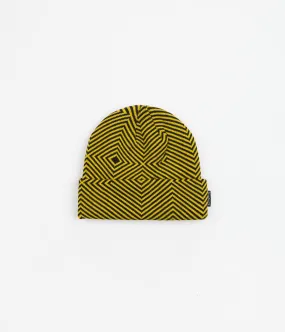 Fucking Awesome Hurt Your Eyes Beanie - Mustard