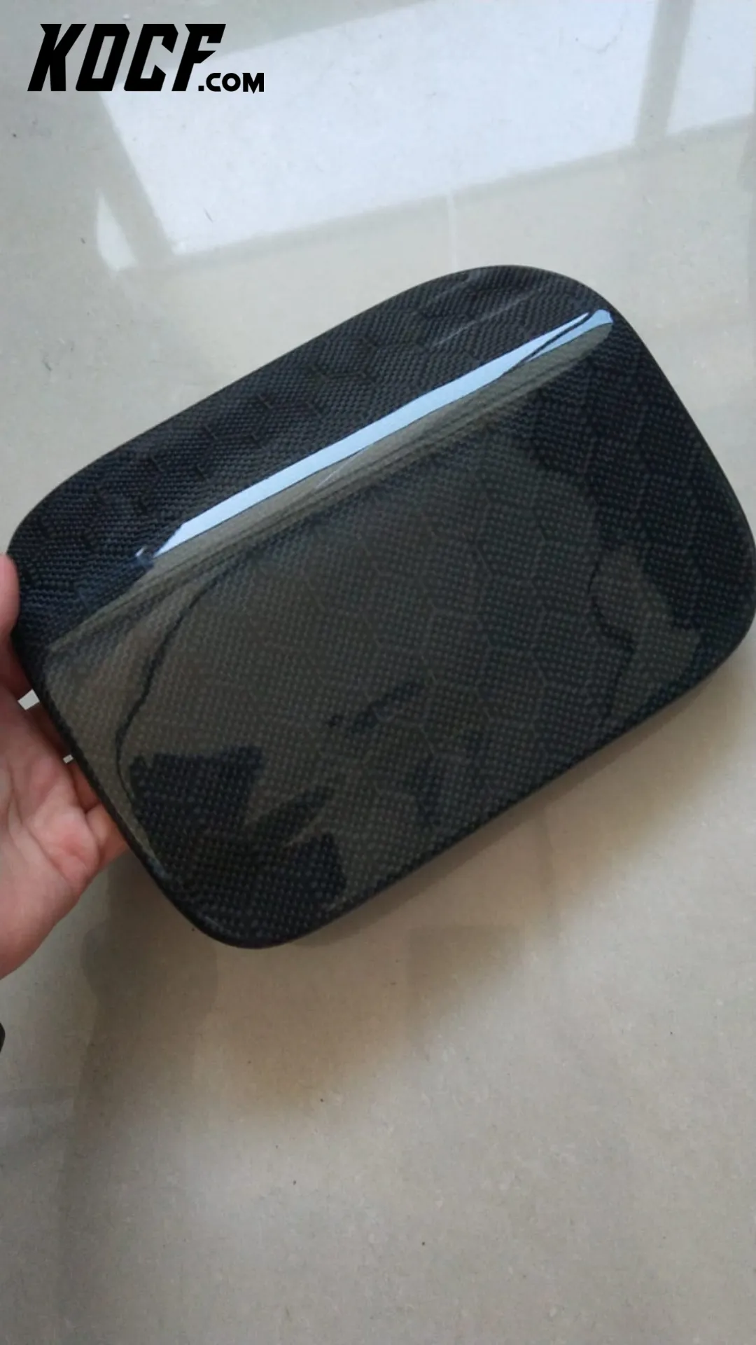 Gas Door Carbon Fiber Replacement 2018-2024 Toyota Camry Compatible - Customizable - VIP Price Free Shipping