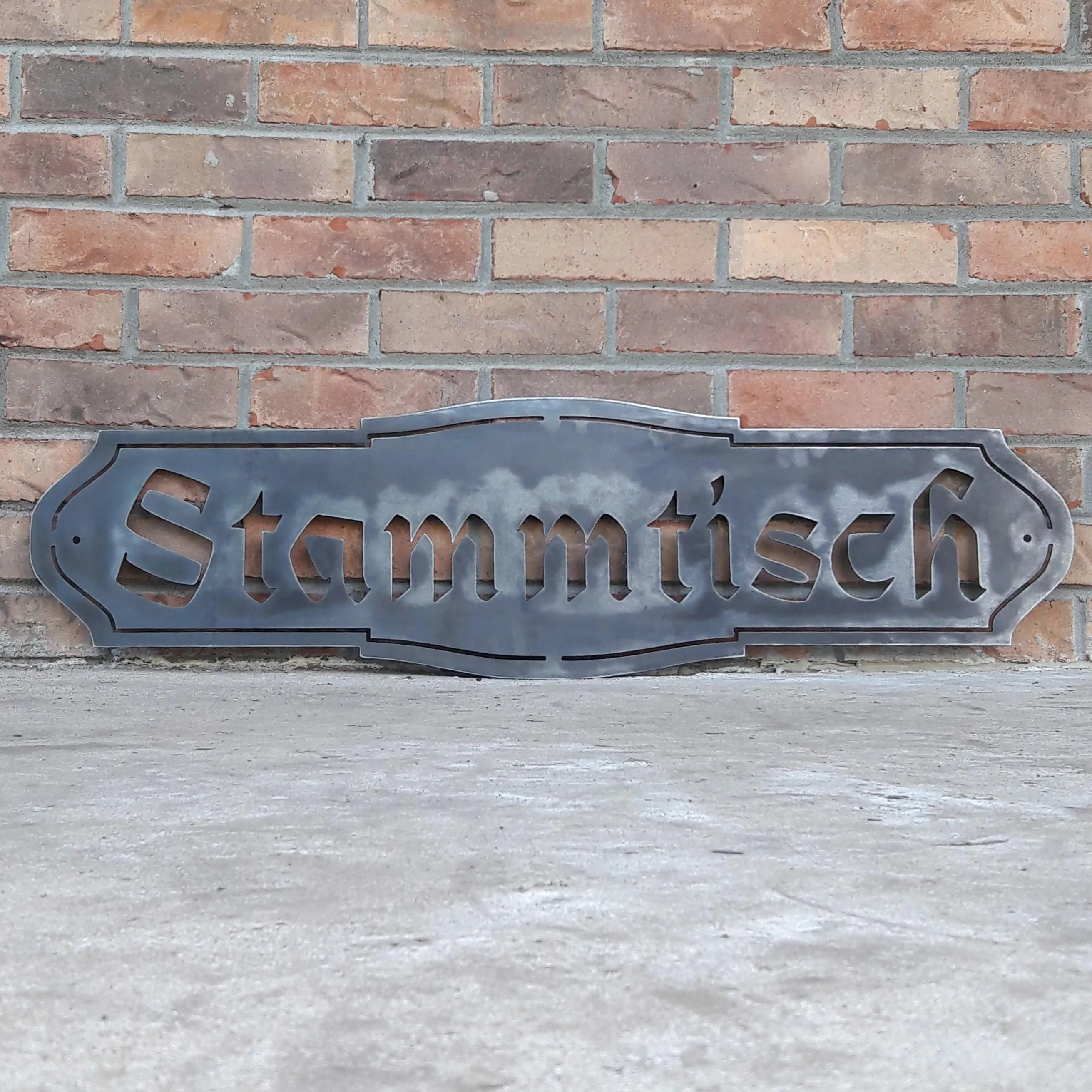 German Family Custom Metal Sign - Stammtisch - Gather Sign, Wall Art, Welcome Signs