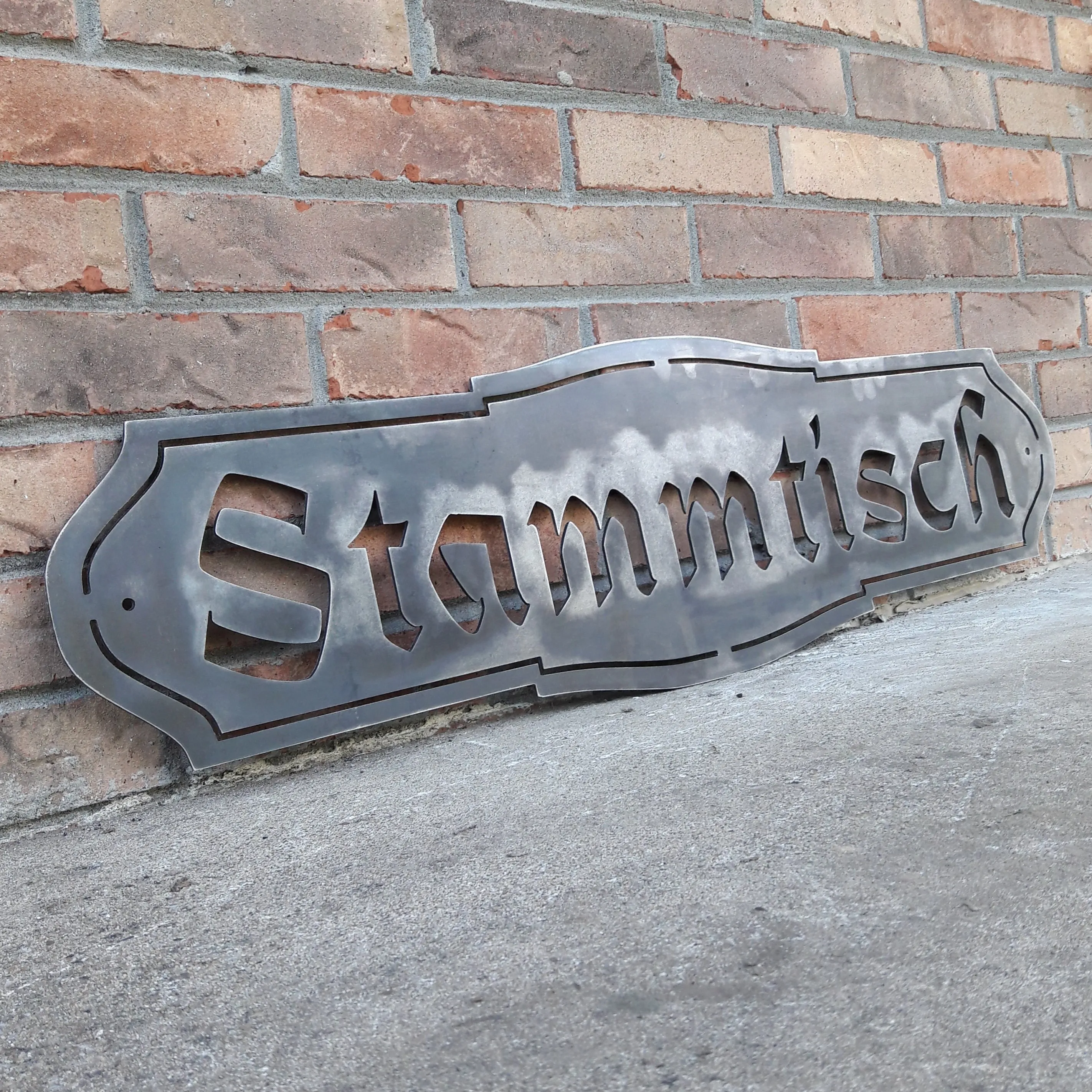 German Family Custom Metal Sign - Stammtisch - Gather Sign, Wall Art, Welcome Signs