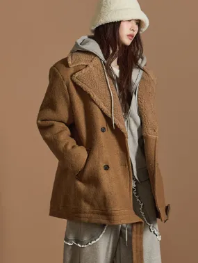 J2557 Belted Quilted Coat