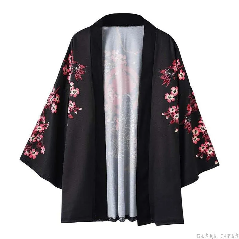Japanese Koi Fish Kimono Cardigan