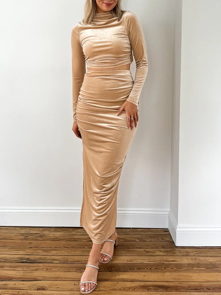 Juniper Skirt - Taupe