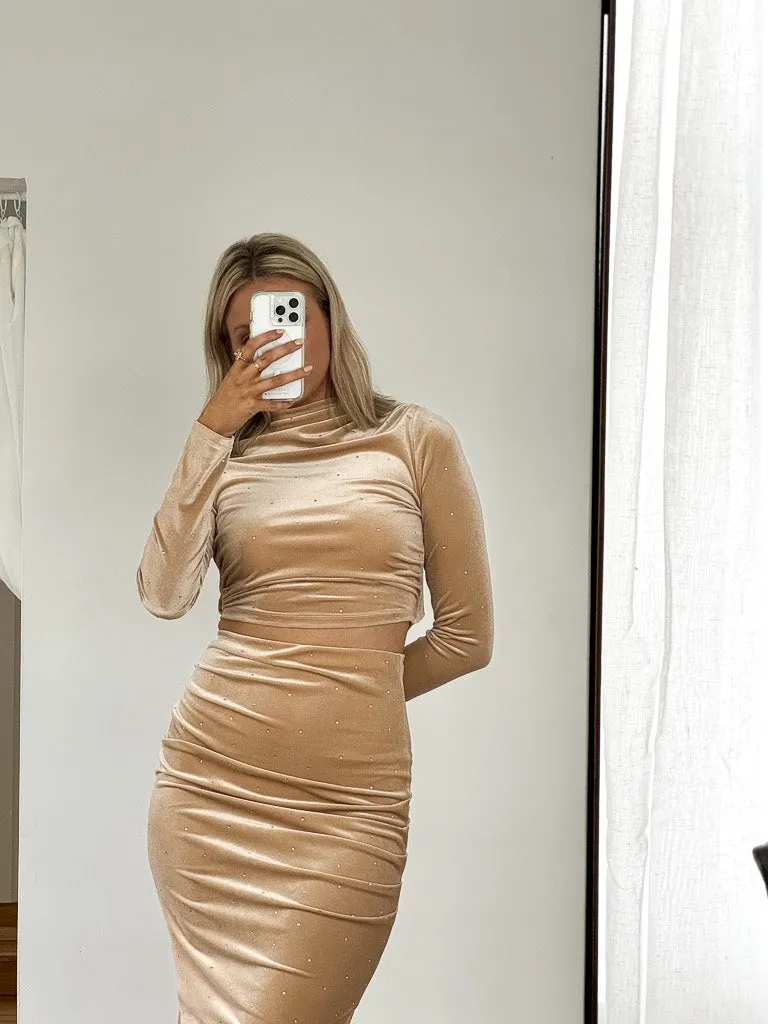 Juniper Skirt - Taupe