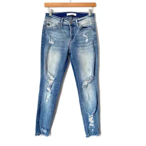 KanCan Light Wash Distressed Skinny Jeans- Size 5/26 (Inseam 25.5")