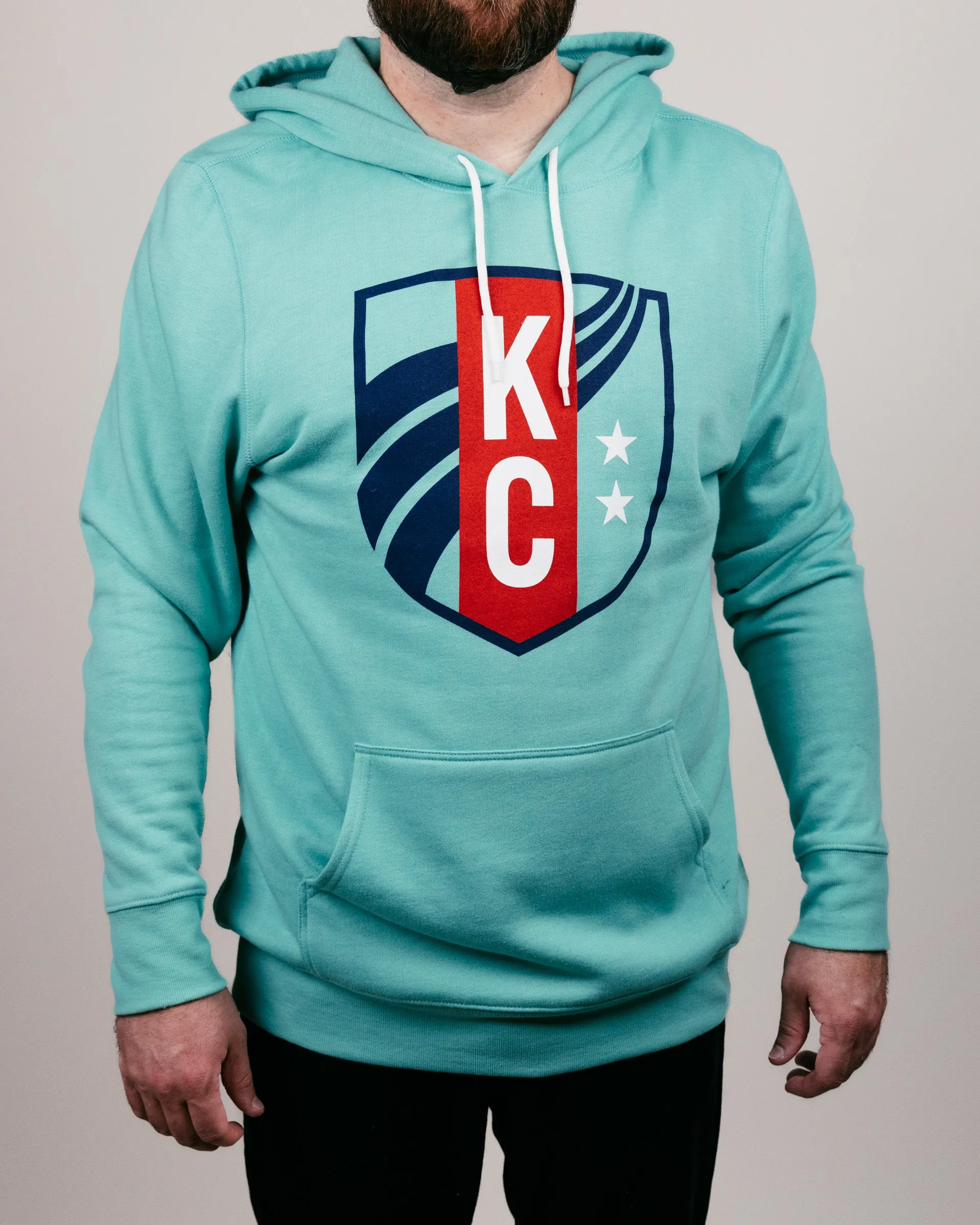 KC Current Logo Crest Teal Hoodie