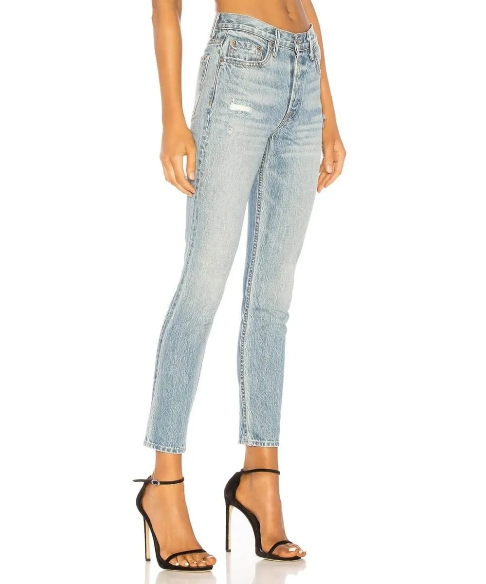 Kiara Mid-Rise Tomboy Jean, Domenico