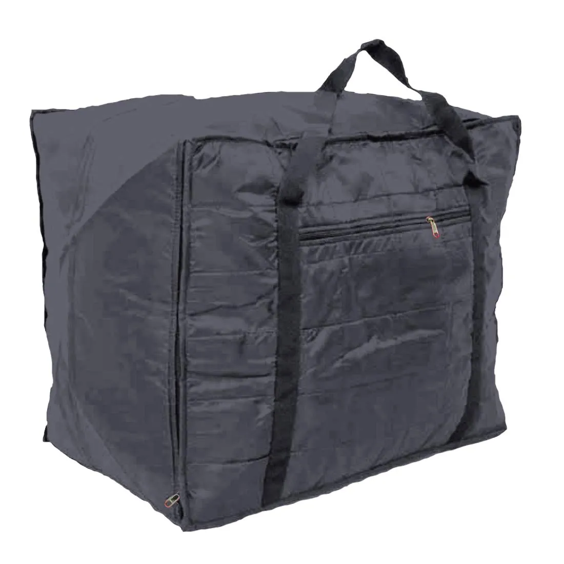 Kuber Industries Parachute Jumbo Attachi Bag Travel Handbag Storage Carrying Bag, Blanket Cover, Duffle, Travel Multi-Purpose Bag (Grey) CTKTC134653