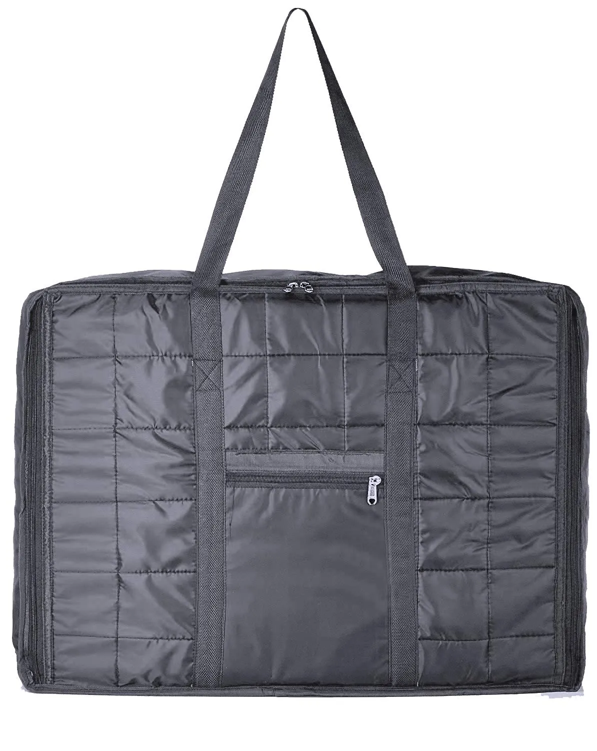 Kuber Industries Parachute Jumbo Attachi Bag Travel Handbag Storage Carrying Bag, Blanket Cover, Duffle, Travel Multi-Purpose Bag (Grey) CTKTC134653