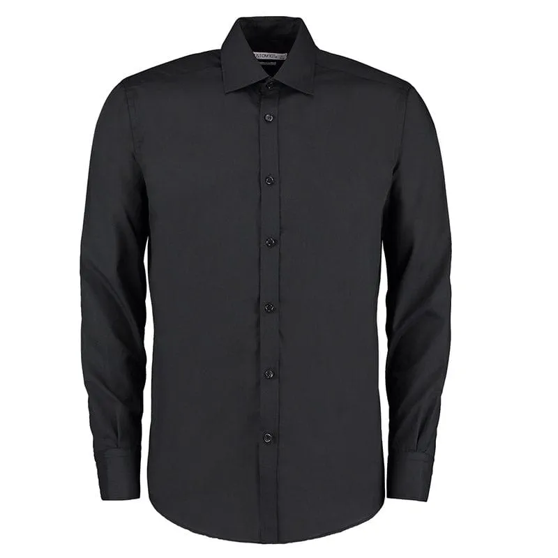 Kustom Kit KK192 Men's Slim Fit Long Sleeve Business Shirt