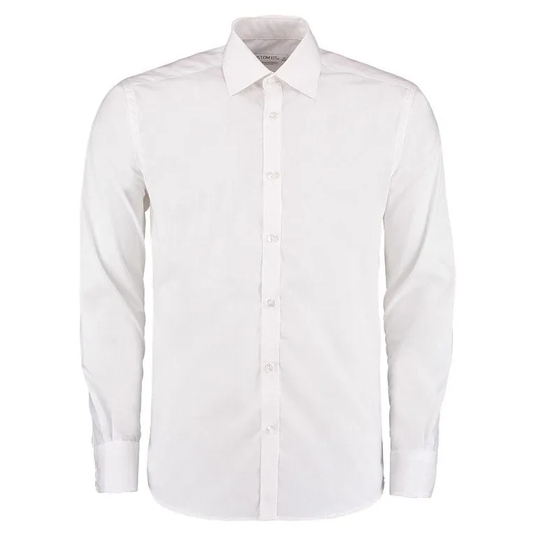 Kustom Kit KK192 Men's Slim Fit Long Sleeve Business Shirt