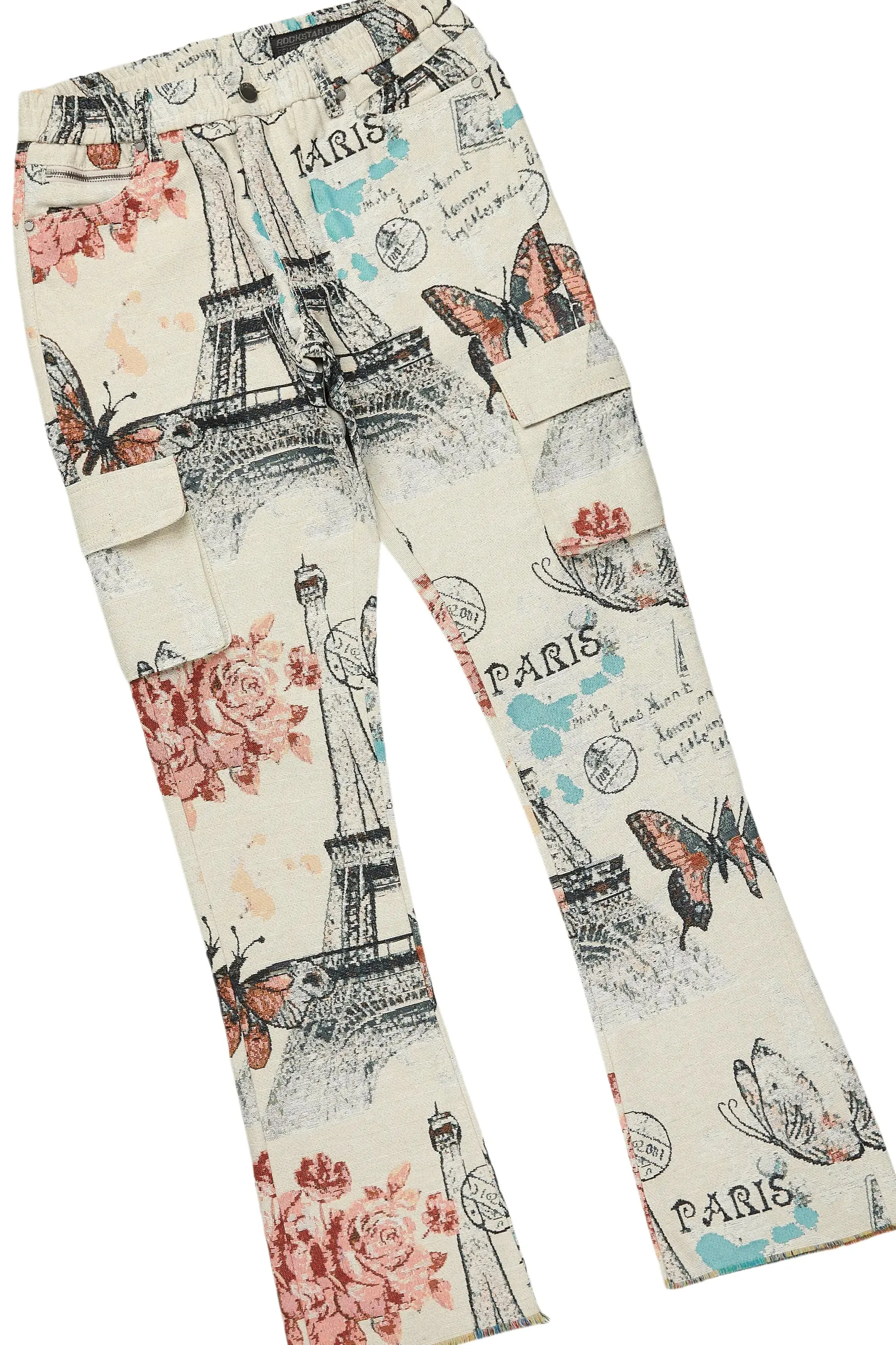 Lamont Beige Multi Puffer & Lamont Tapestry Jean Bundle
