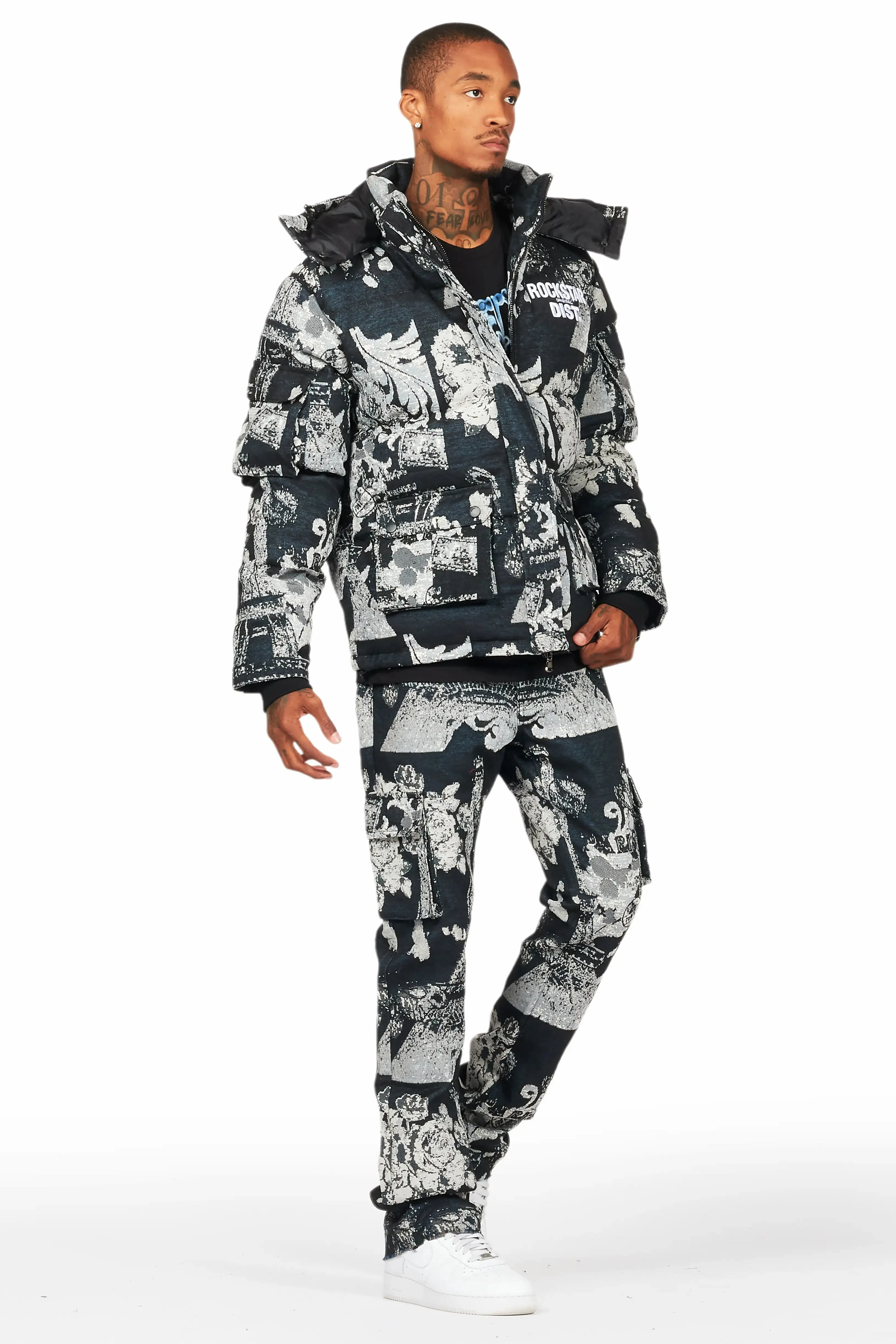Lamont Black Puffer & Lamont Tapestry Jean Bundle