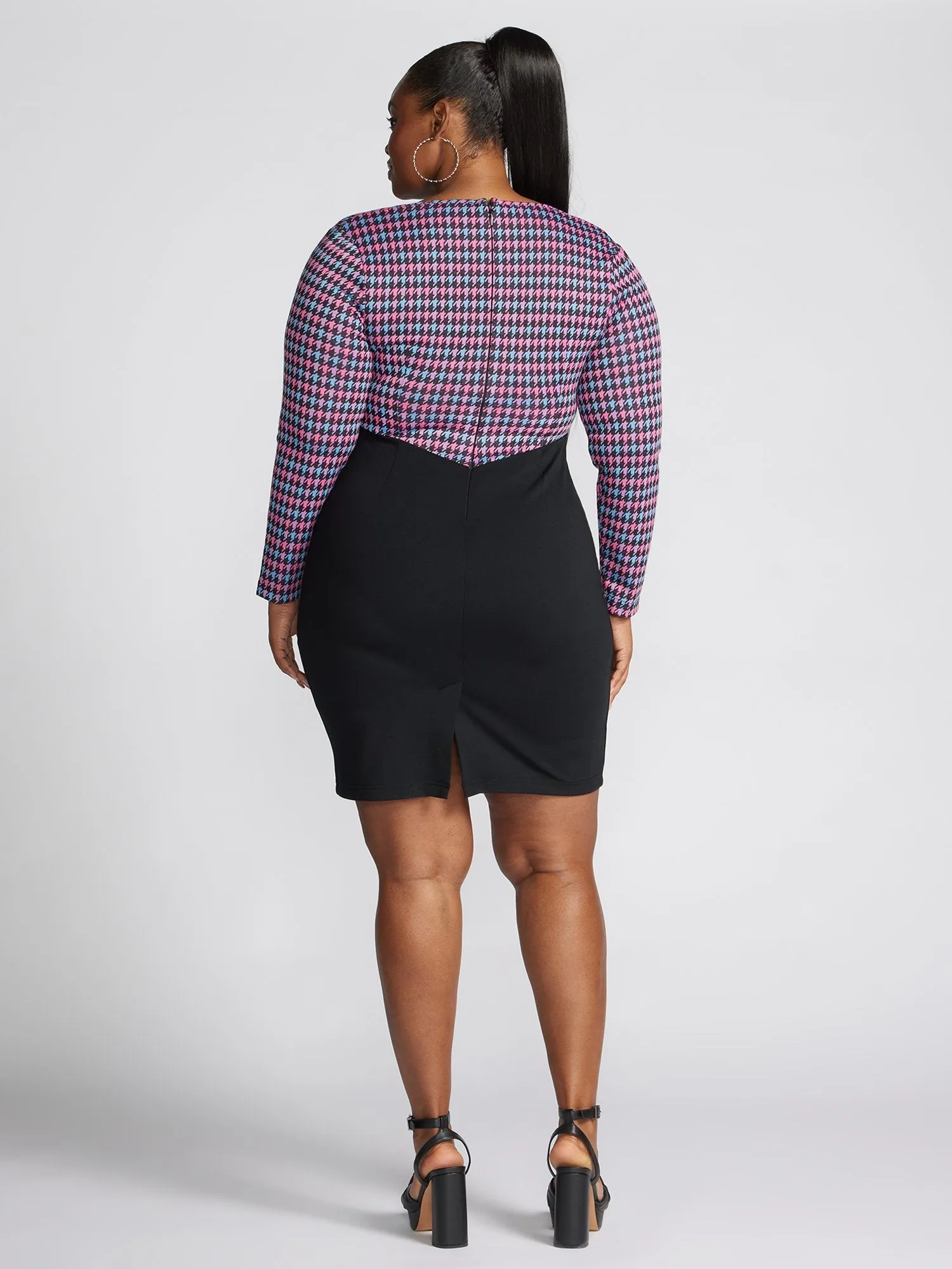 Lariyah Heart Panel Detail Bodycon Dress