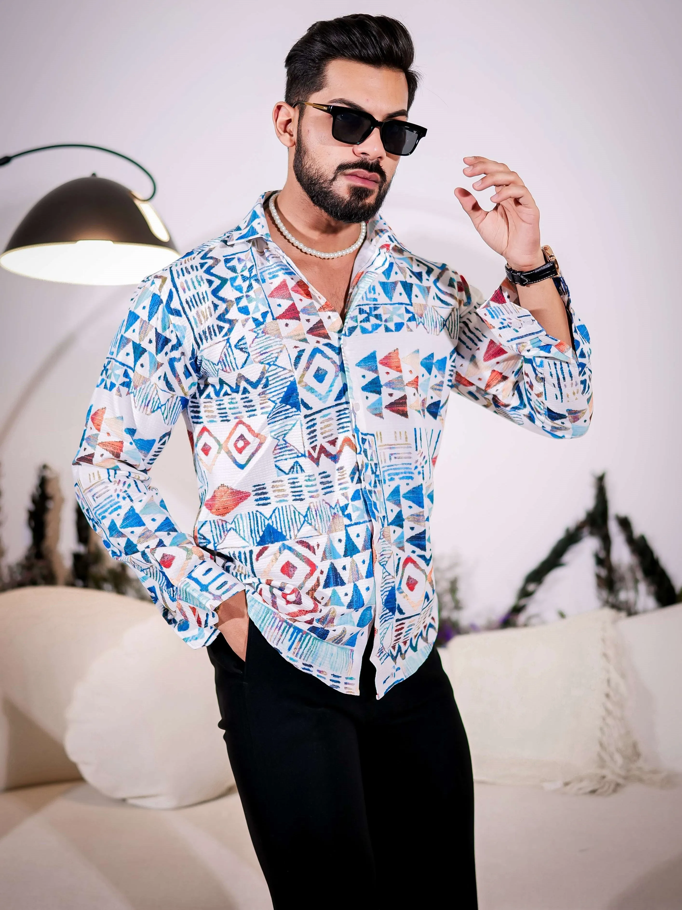 Light Blue Imported Premium Shirt for Men's