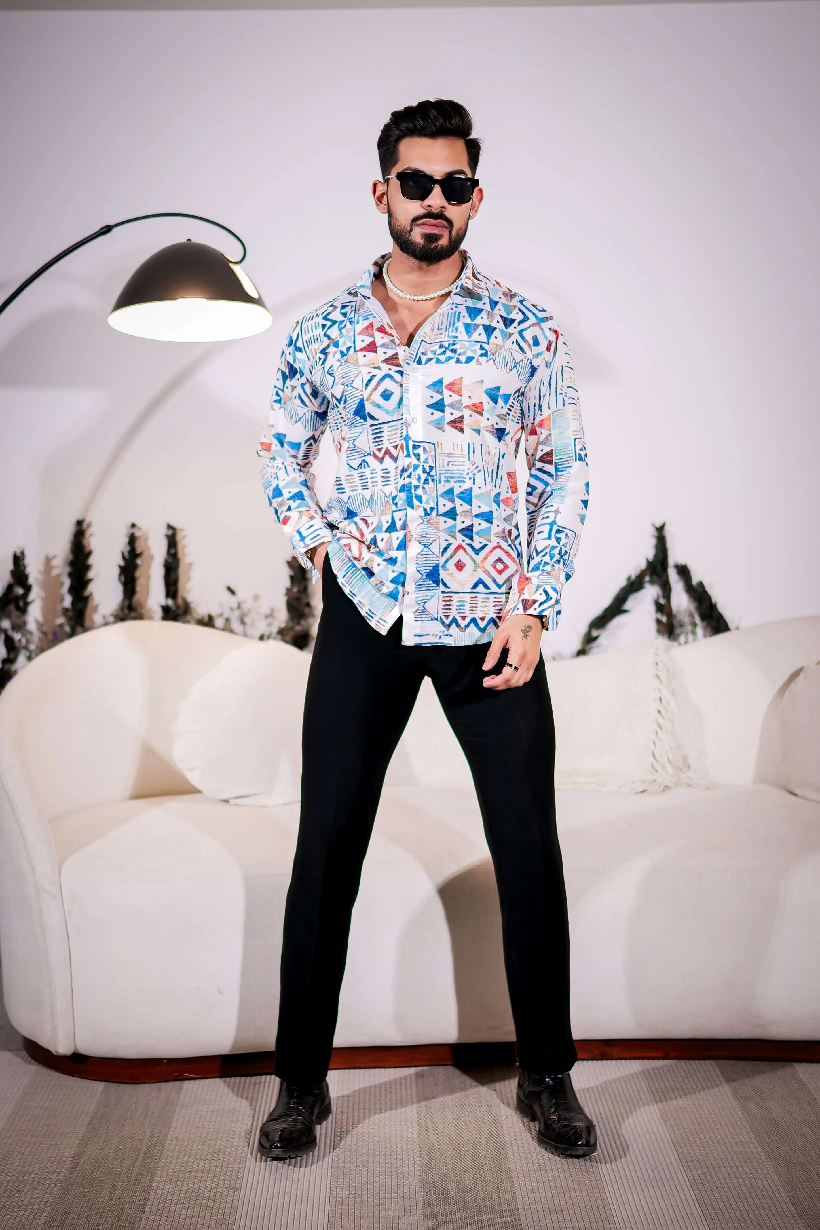 Light Blue Imported Premium Shirt for Men's
