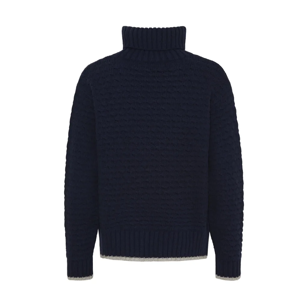 Lotte Roll Neck - SR Navy