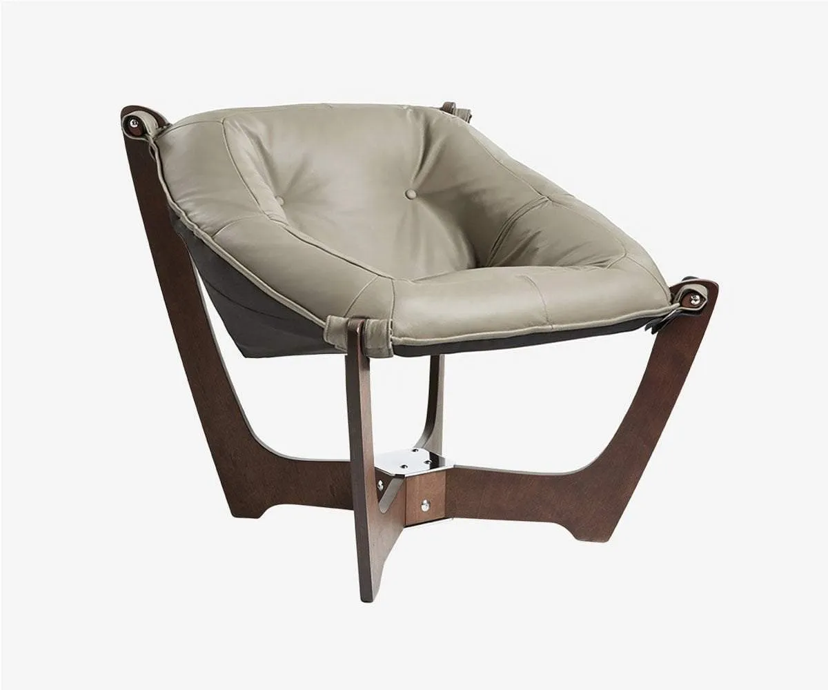 Luna Low Back Chair - Walnut Frame