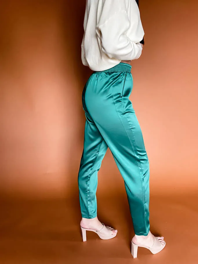 Luoni Joggers- Emerald Green