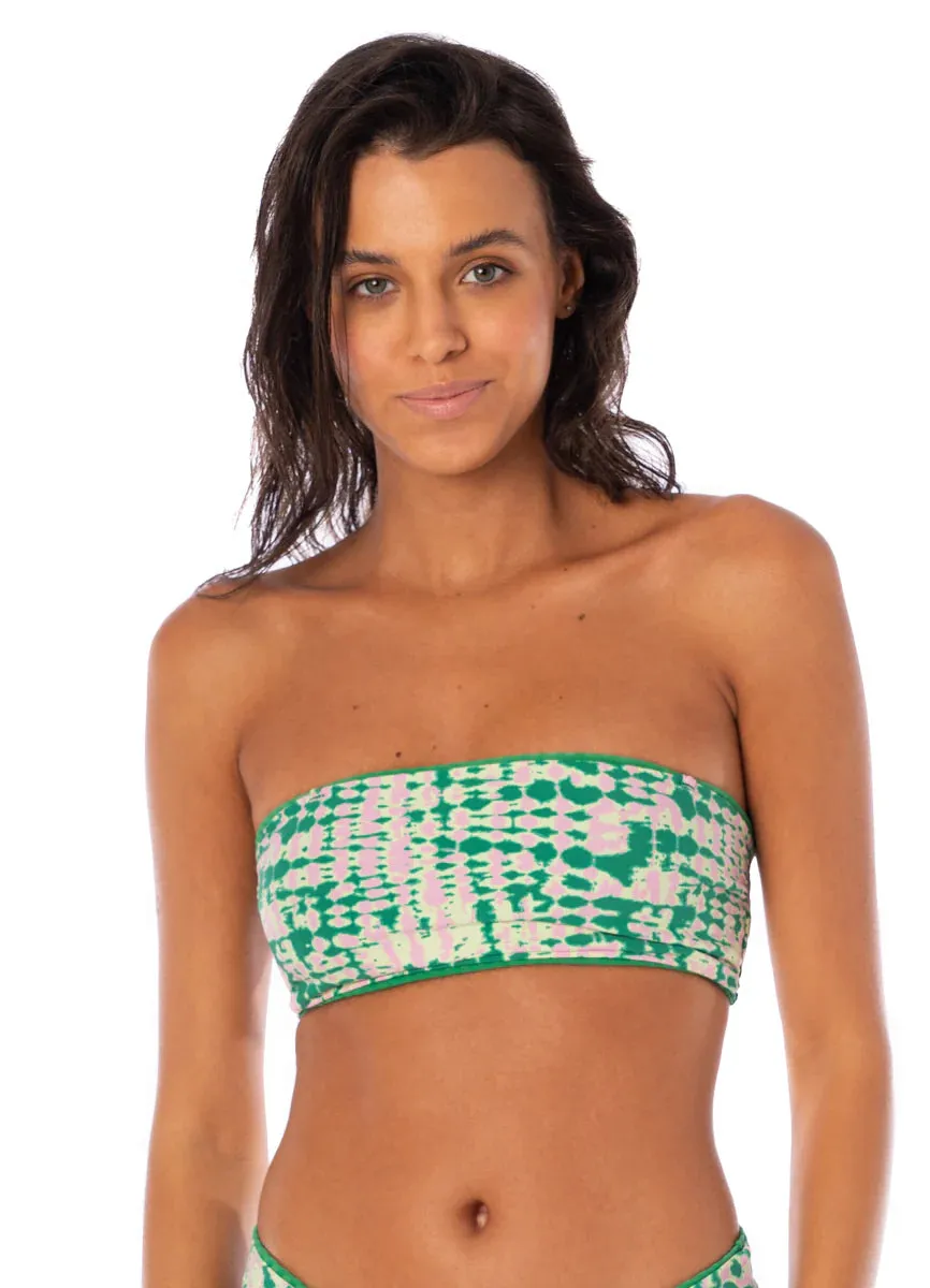 MAAJI Enchanting Emerald Bryn strapless bandeau bikini top