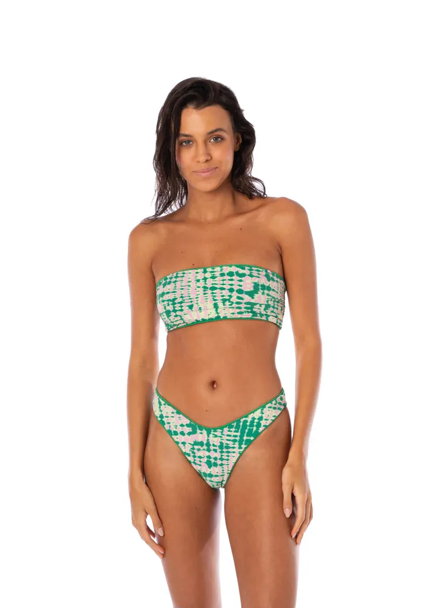 MAAJI Enchanting Emerald Bryn strapless bandeau bikini top