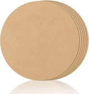 MDF Boards 1/4” 6mm Wood Round Discs for Laser Crafts Signs Wall Decorations DIY Arts Drawing Painting CNC Engraving Cutting Burning Smooth