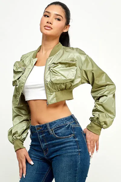 “Members Only” Crop Jacket
