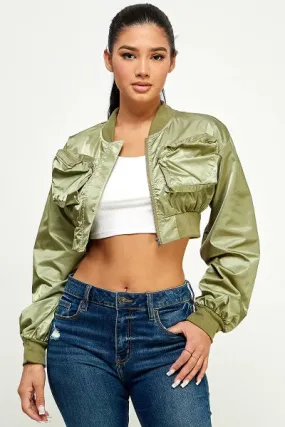 “Members Only” Crop Jacket