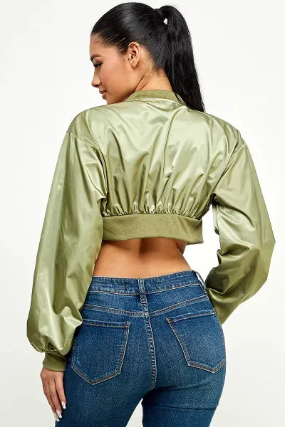 “Members Only” Crop Jacket