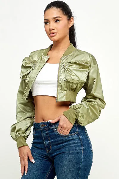“Members Only” Crop Jacket
